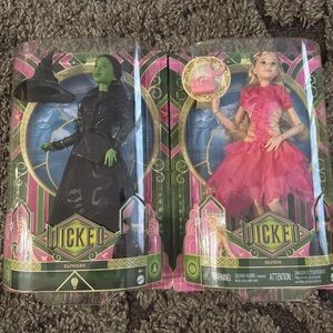 Disney Wicked Dolls Set - Green and Pink